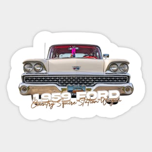 1959 Ford Country Squire Station Wagon Sticker